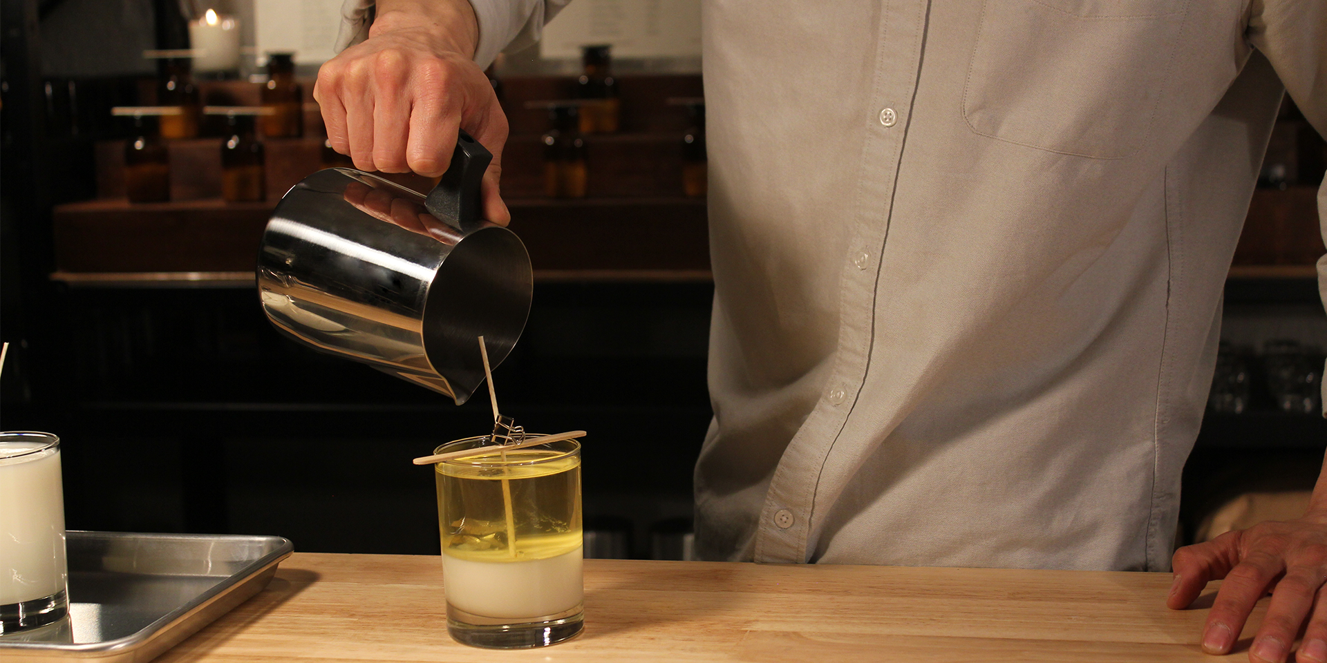 Candle Making Workshop – The Hidden Flame Speakeasy Experience